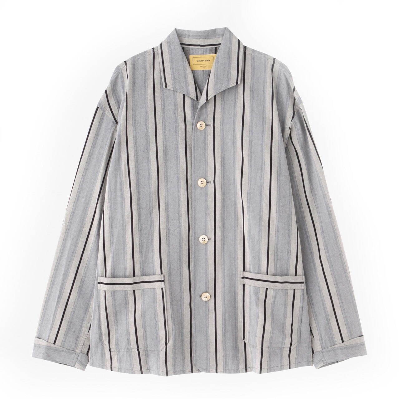 PAJAMA SHIRTS-Cotton stripe- 41,800円