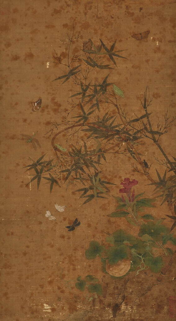 重要文化財 伝 趙昌《竹虫図》一幅 南宋時代 13世紀 東京国立博物館 Image: TNM Image Archives［展示期間：7月22日(土)～8月21日(月)］