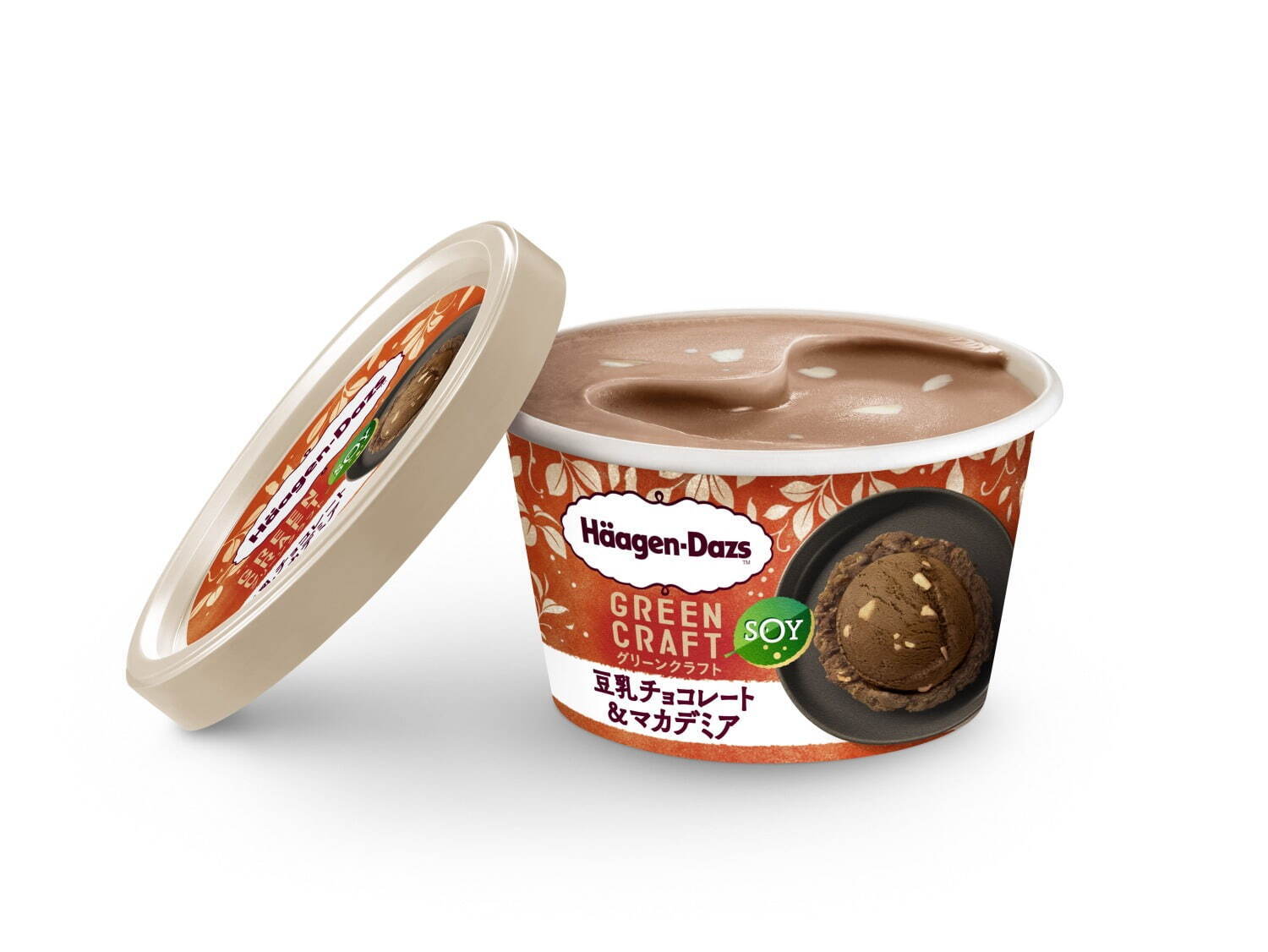 「豆乳チョコレート＆マカデミア」351円
