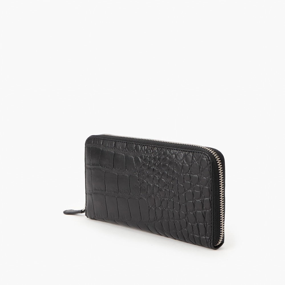 ブリーフィング×フェリージの長財布＆二つ折り財布、“斑模様”のクロコダイルレザー｜写真2