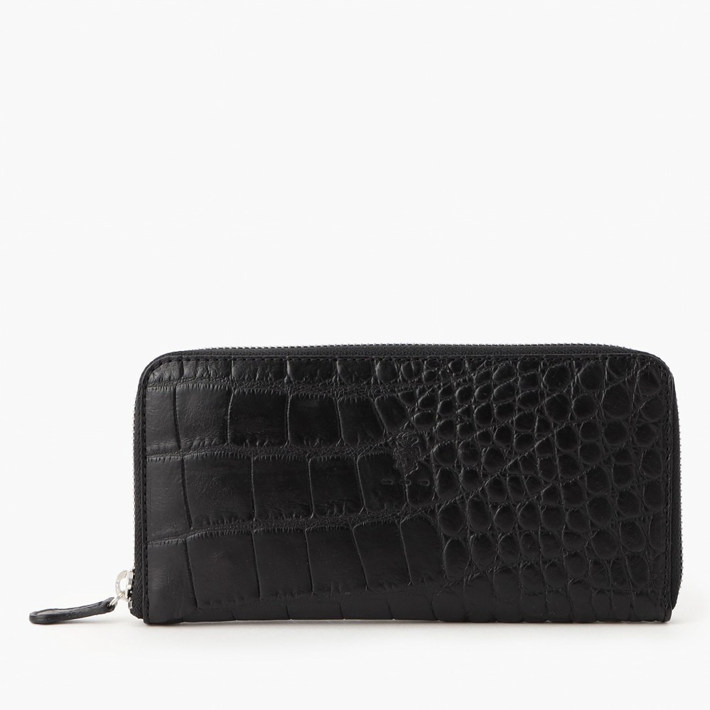 ブリーフィング×フェリージの長財布＆二つ折り財布、“斑模様”のクロコダイルレザー｜写真1