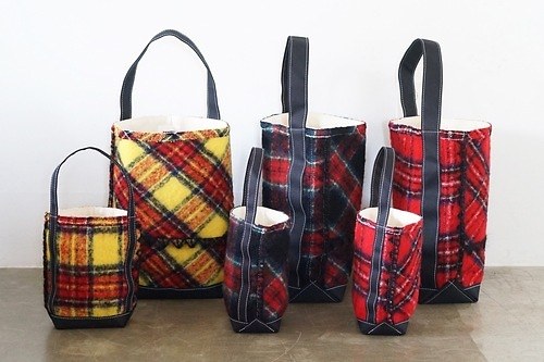 タオ×テンベア“刺繍入り”タータンチェックのトートバッグ、初の手袋も