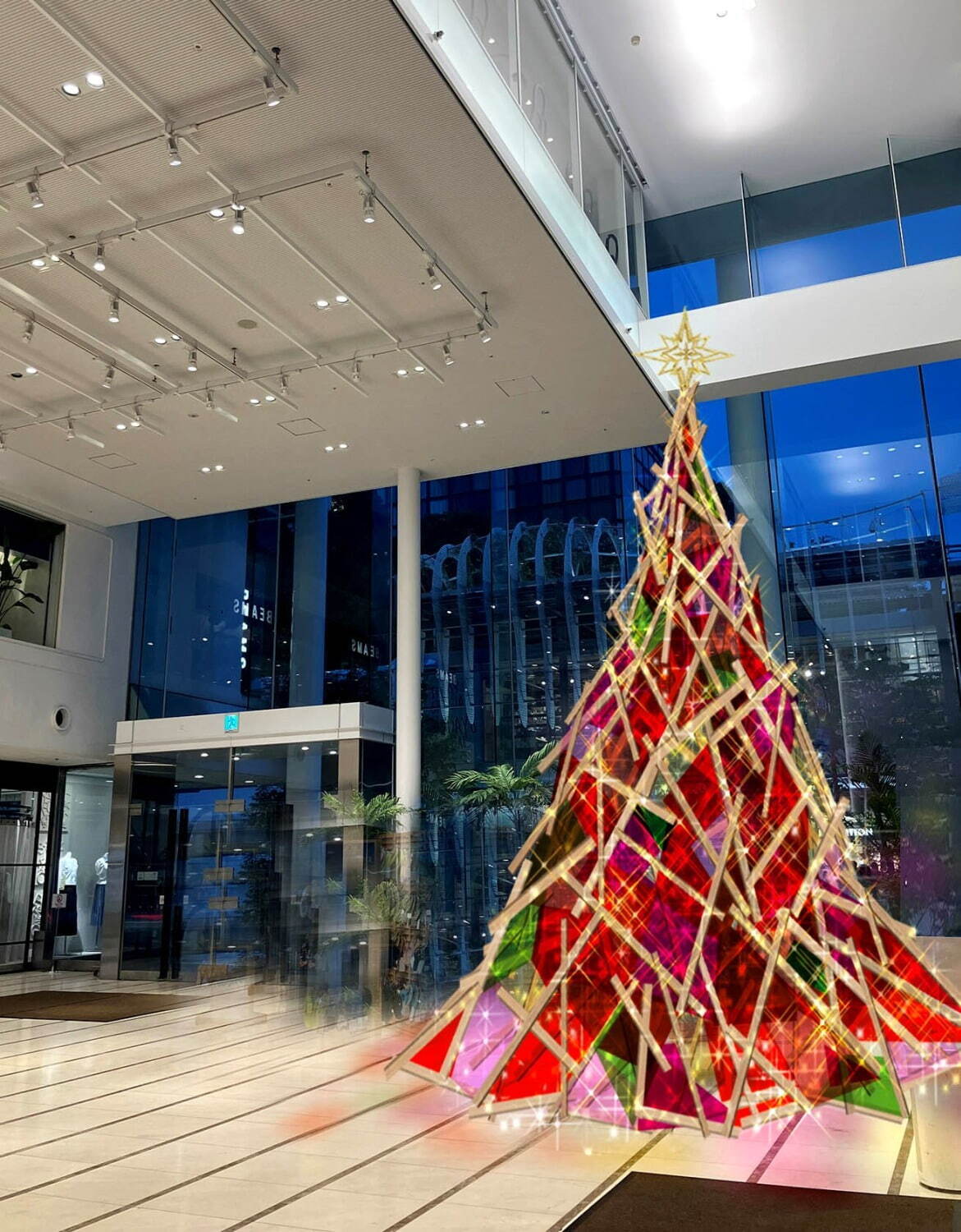 玉川高島屋の23年クリスマス、“温かな光”テーマの3色クリスマスツリー＆約30万球のイルミネーション｜写真4