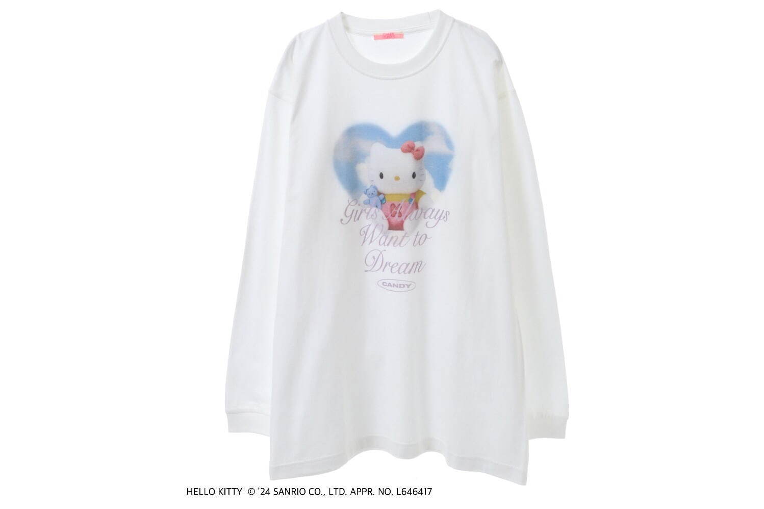 GIRLS ALWAYS WANT TO DREAM L/S TEE 9,900円
