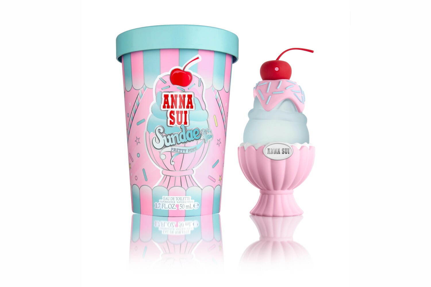 アナ スイ24年夏フレグランス、“まるでサンデー”アイスクリーム着想の香り＆チェリー型スプレーポンプ｜写真3