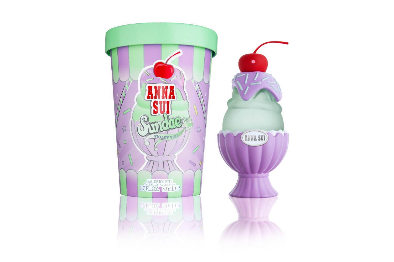 アナ スイ24年夏フレグランス、“まるでサンデー”アイスクリーム着想の香り＆チェリー型スプレーポンプ｜写真5