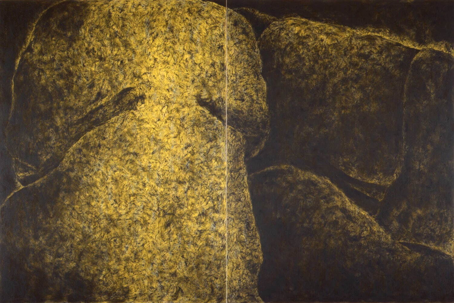 吉田克朗 《触"体-190 A & B"》 1992年
油彩、アクリル、黒鉛、マットメディウム、カンヴァス 神奈川県立近代美術館
©The Estate of Katsuro Yoshida / Courtesy of Yumiko Chiba Associates