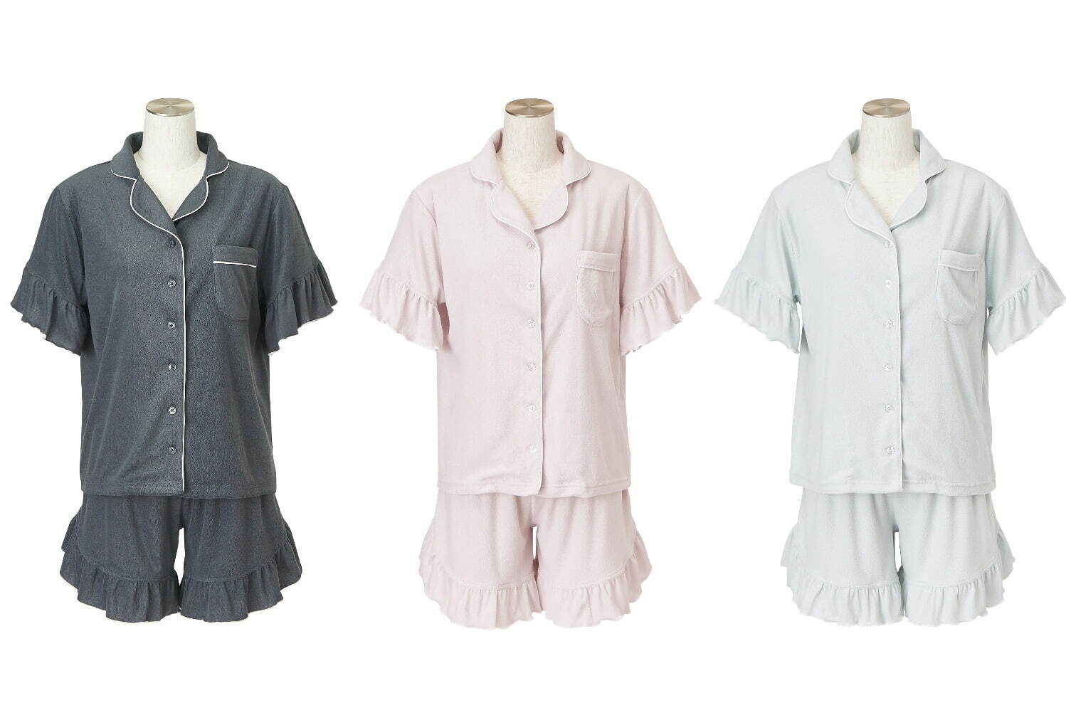フランフラン24年春夏“ひんやり素材”のルームウェア、フリル付きパジャマやゆったりワンピースも｜写真1