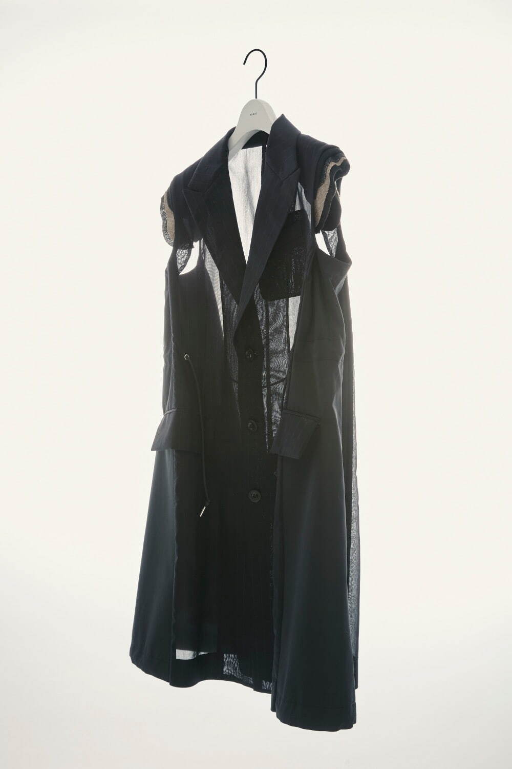 Chalk Stripe/Gleencheck Vest black 132,000円