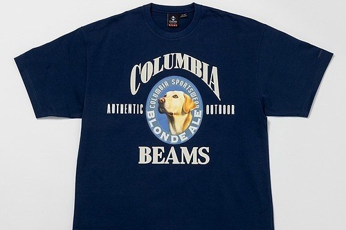 コロンビア×ビームスのコラボTシャツ、“犬＆自然風景”のグラフィックをプリント