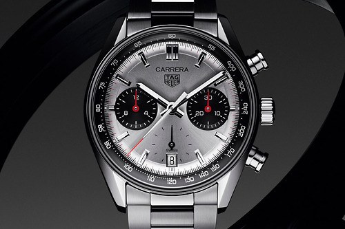 タグ・ホイヤー24年新作腕時計「カレラ クロノグラフ」シルバー＆ブラックの“パンダ”ダイヤルで