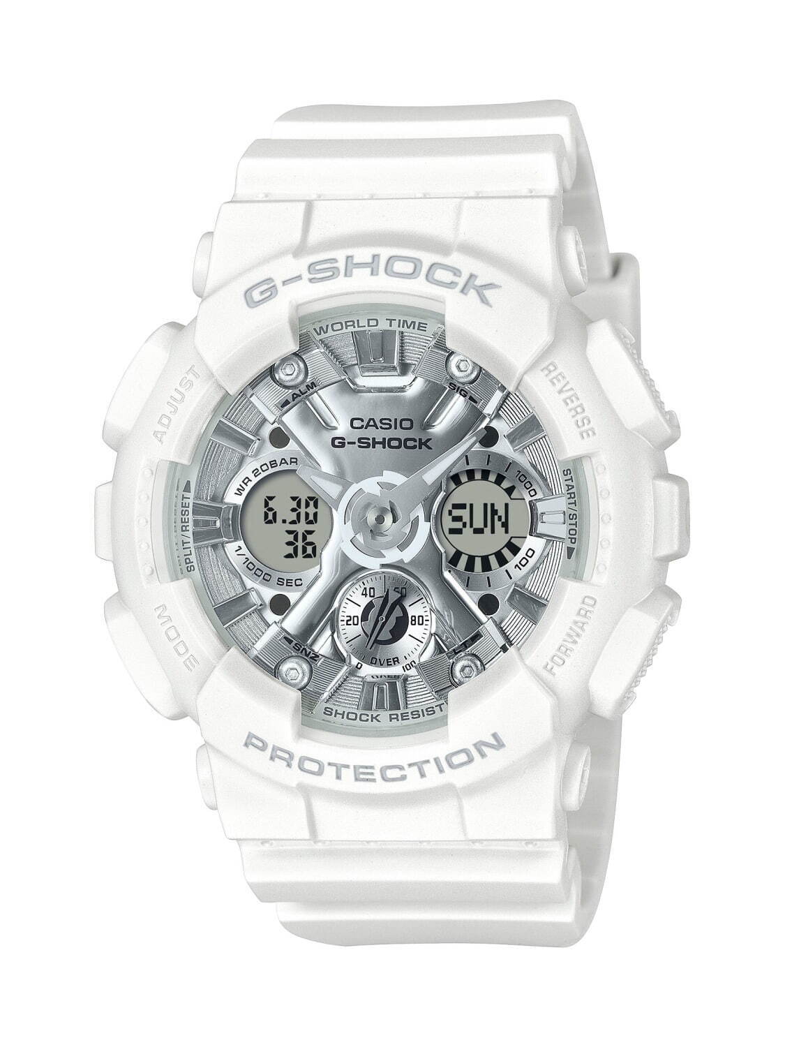 G-SHOCKからオールホワイト×シルバーの新作腕時計、夏のビーチリゾートをテーマに｜写真2