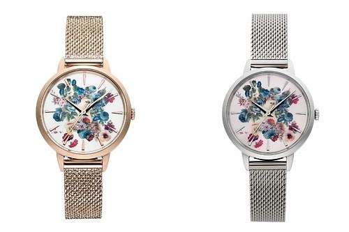 ポール & ジョー「ジプシー ブーケ」新作腕時計、“花束の中に佇む猫”の文字盤＆メタルブレスレット