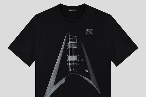 ラッド ミュージシャン×ギターメーカー「ESP」Tシャツ、“楽器のパーツ”グラフィックやコラボロゴ