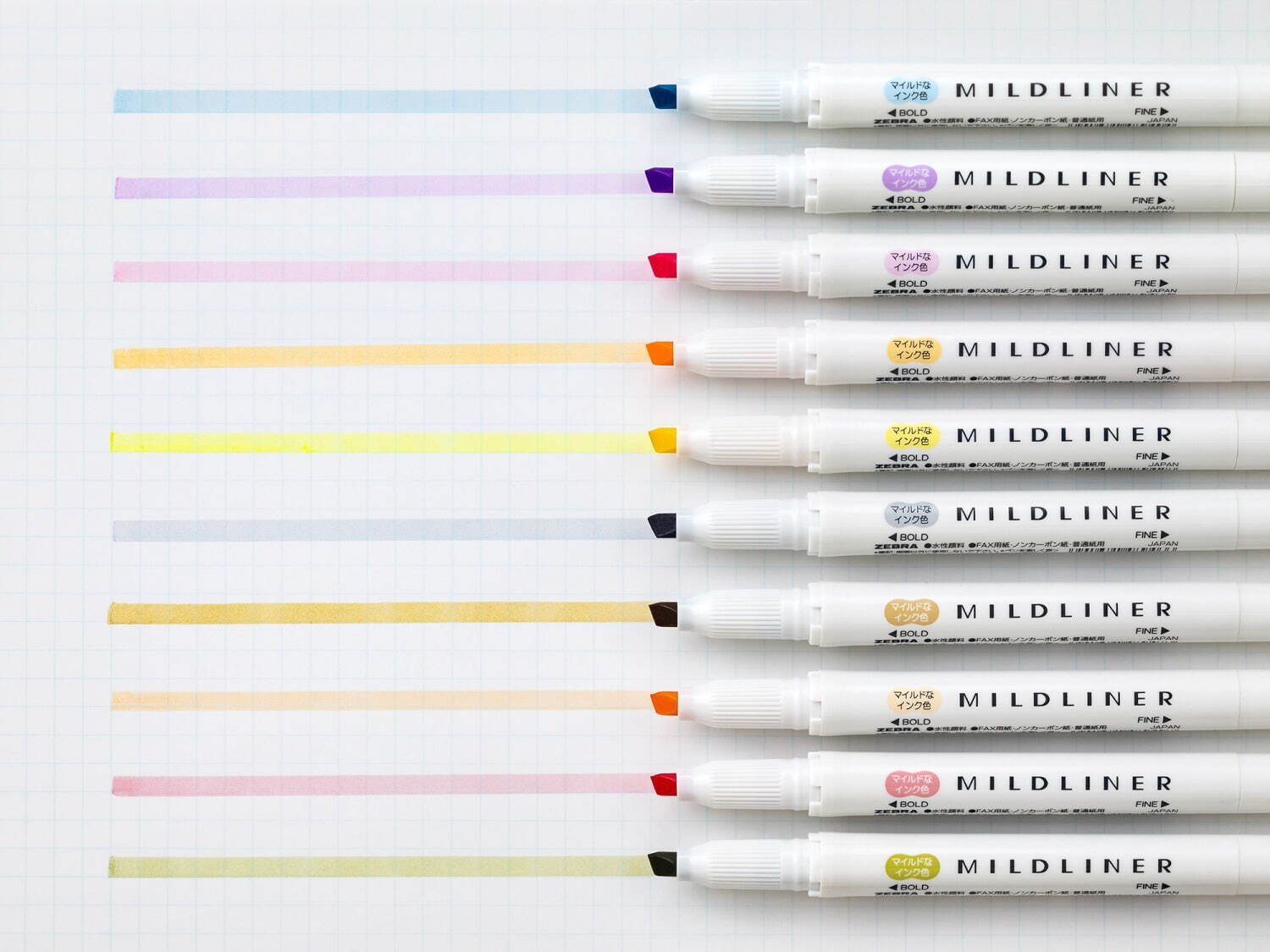 ゼブラ人気ペン「マイルドライナー」のインク誕生、筆先に違う色のインクをつけて“グラデーションペン”に｜写真4