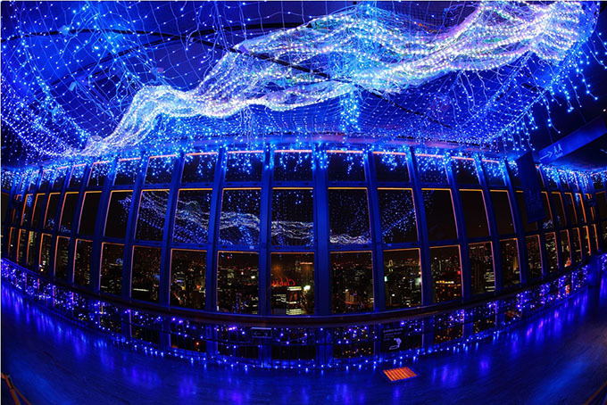 東京タワーに「天の川イルミネーション」点灯 - 13万個のLEDが織りなす、幻想的な夏の夜空｜写真1