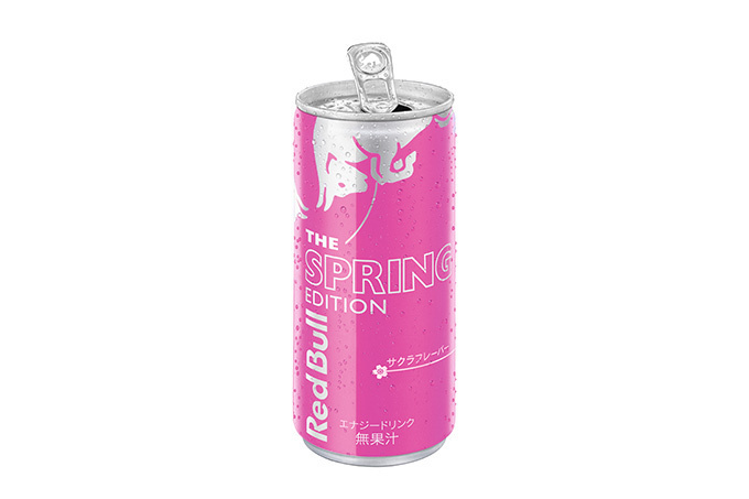 レッドブル、桜の限定フレーバー「スプリングエディション」春にはばたくピンク缶｜写真1