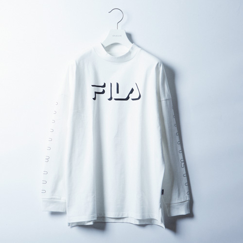 フィラ ホワイトライン×アンルート第2弾、90年代のロゴを配したベロアスウェットや天竺Tシャツ｜写真4