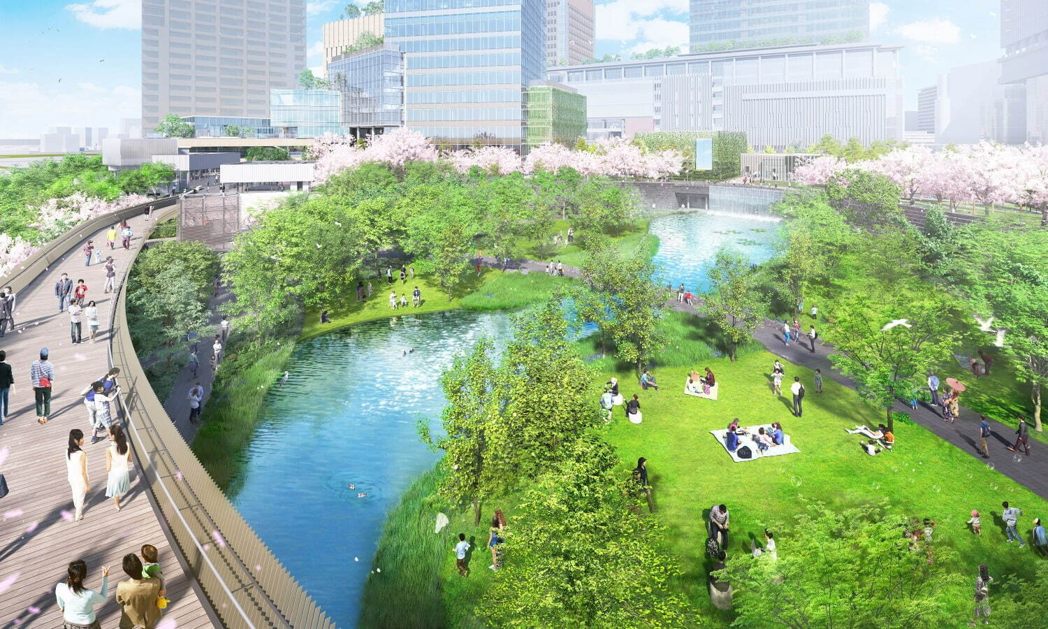 大阪梅田の新たな街「グラングリーン大阪」高級ホテルや商業施設を都市公園が繋ぐ大規模再開発、新駅開業も｜写真24