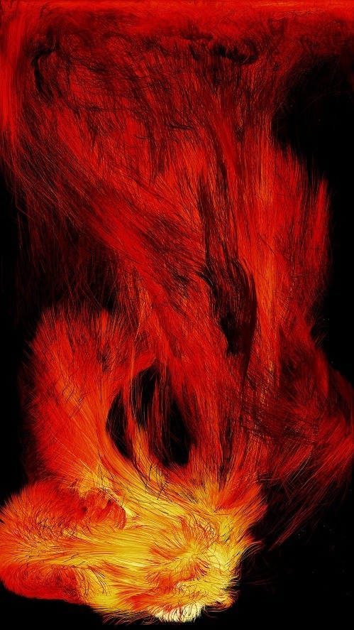 《憑依する炎 Universe of Fire Particles》