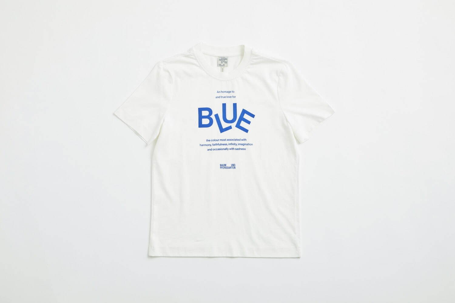 バウム ウンド ヘルガーデン BLUE ロゴ Tシャツ 9,900円