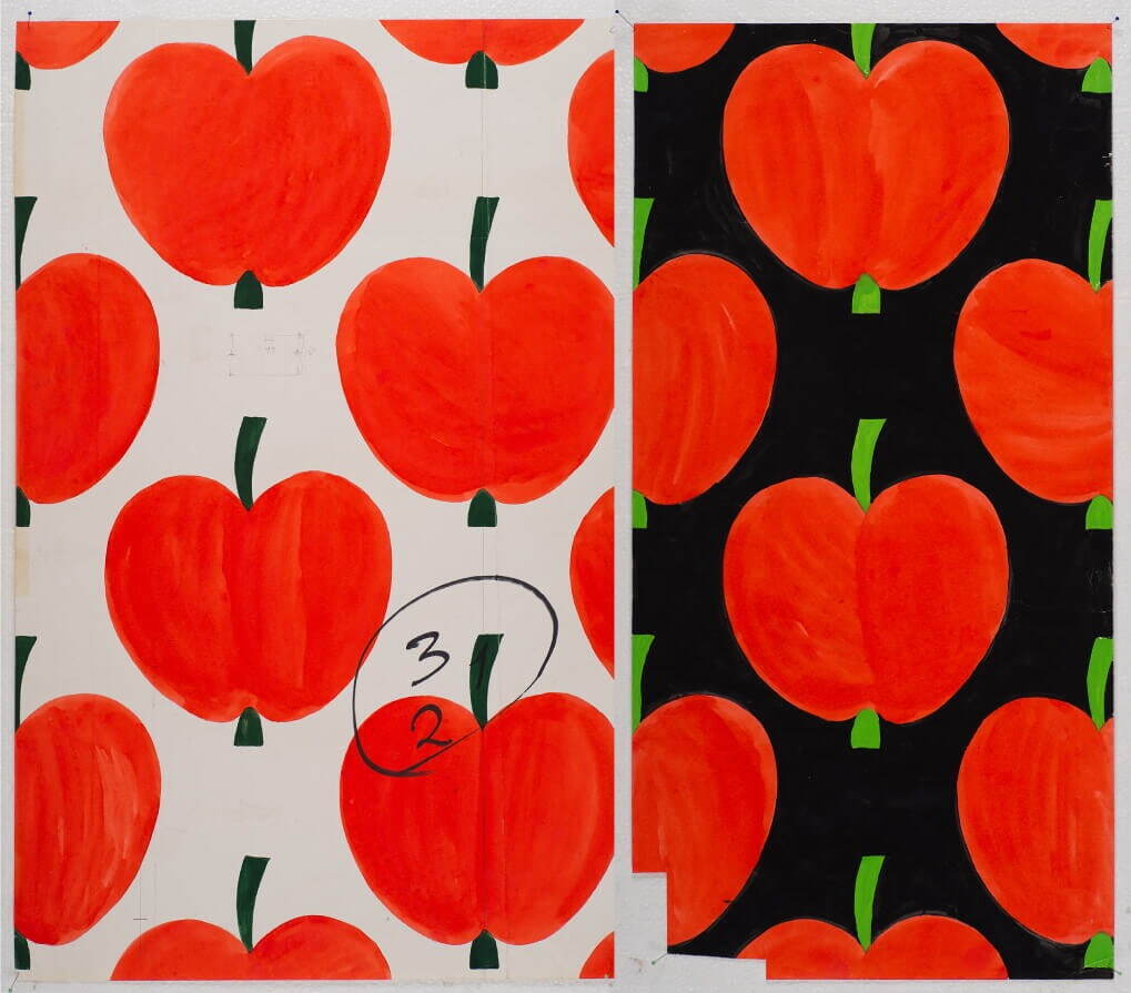 アイニ・ヴァーリ作 『オンップ(リンゴ)』原画(1972年)
フォルッサ博物館所蔵