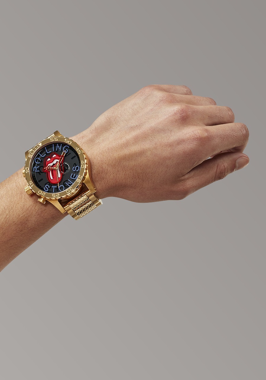 ニクソン×ザ・ローリング・ストーンズの腕時計、刺繍ロゴや“ネオンサイン風”プリント入りなど4型｜写真20