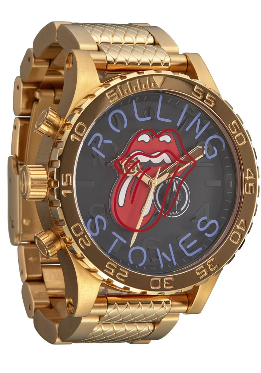 ニクソン×ザ・ローリング・ストーンズの腕時計、刺繍ロゴや“ネオンサイン風”プリント入りなど4型｜写真13