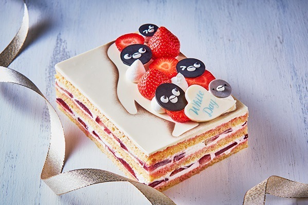 ＜ホテルメトロポリタン＞“Suicaのペンギン”をあしらった純白いちごケーキ