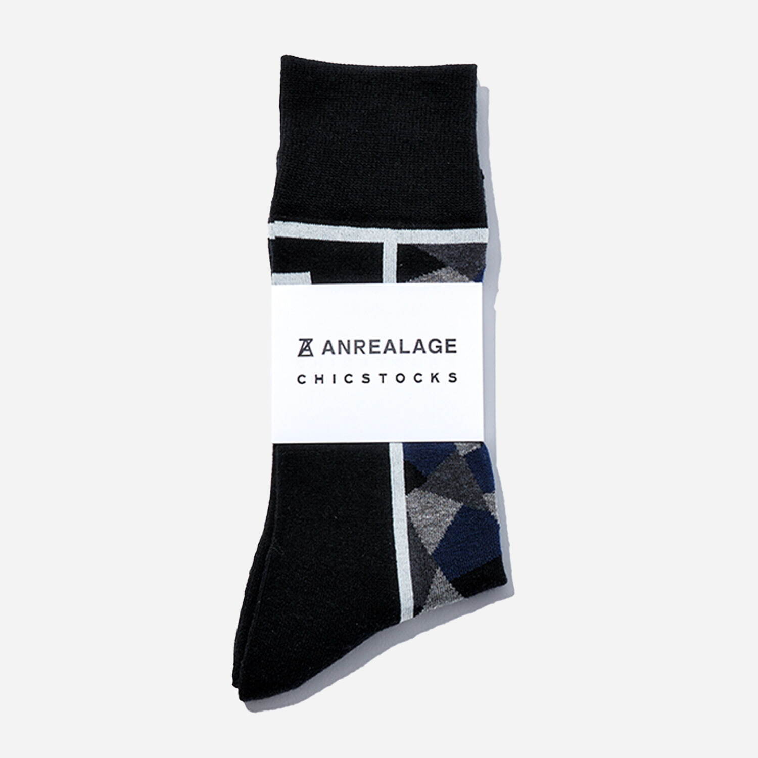 アンリアレイジ×シックストックスのコラボ靴下、“パッチワーク”をジャカード柄で表現｜写真3