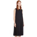 YMC / Pleat Wool Dress (black) 2