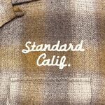 STANDARD CALIFORNIA (スタンダード カリフォルニア)｜Wool Check Shirt BROWN 2