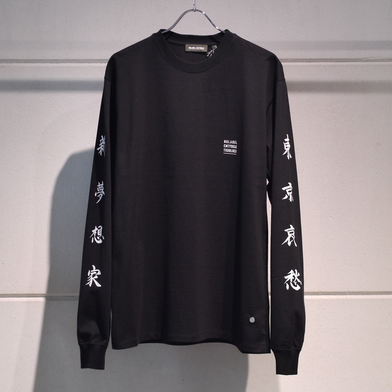 NULABEL / PATCH TEE L/S(BLK) 1