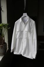 Graphpaper Garment Dyed Poplin Umbrella Yoke Shirt(GM211-50032)発売 3