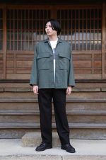 Graphpaper Wooly Cotton Military Jacket発売 1