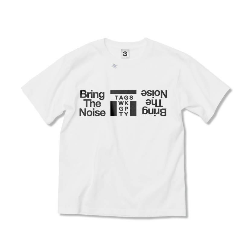 TAGS WKGPTY Bring the noise Tee - 画像1枚目