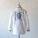 Long Sleeve Quetzal Shirt - Skull White 2