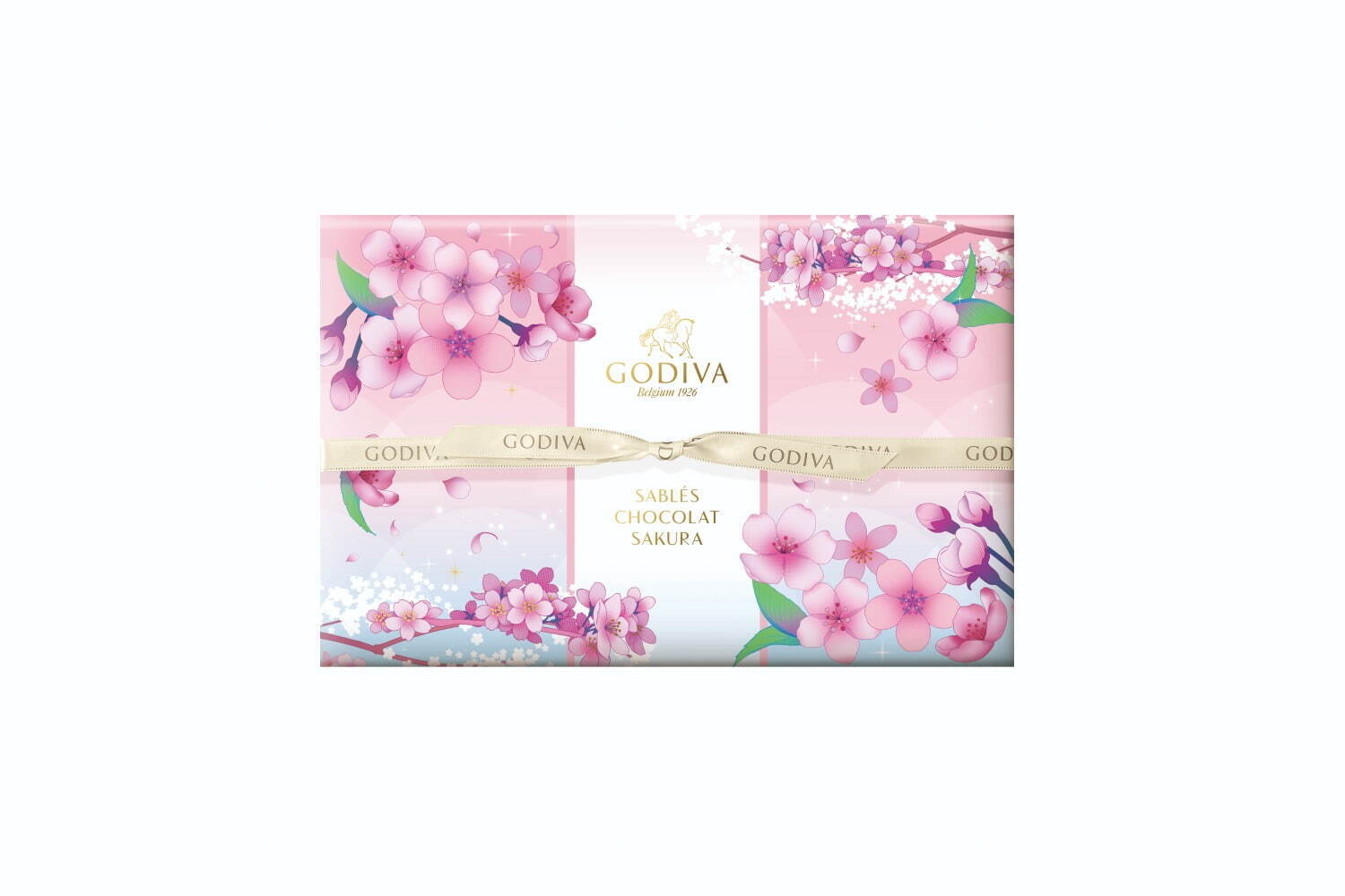 ゴディバのホワイトデー＆春スイーツ、“桜×ホワイトチョコ”サブレや桜