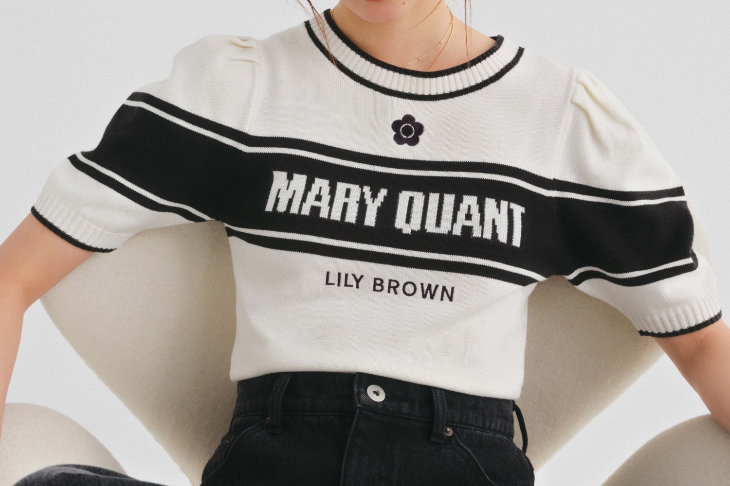 リリー ブラウン×マリー クヮント初コラボ、“デイジー”のワンポイント