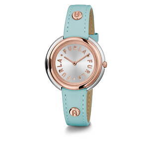 フルラ“上品ミントカラー”の新作ウィメンズ腕時計、ロゴ入りダイヤル