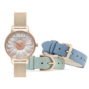 オリビア・バートン“立体デイジー”の腕時計＆付け替えベルトセット