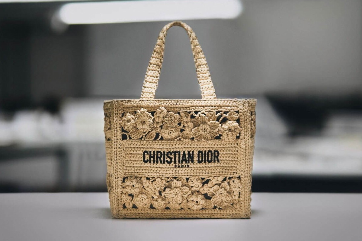 ディオール【Chiristian Dior】レディディオール ラフィア