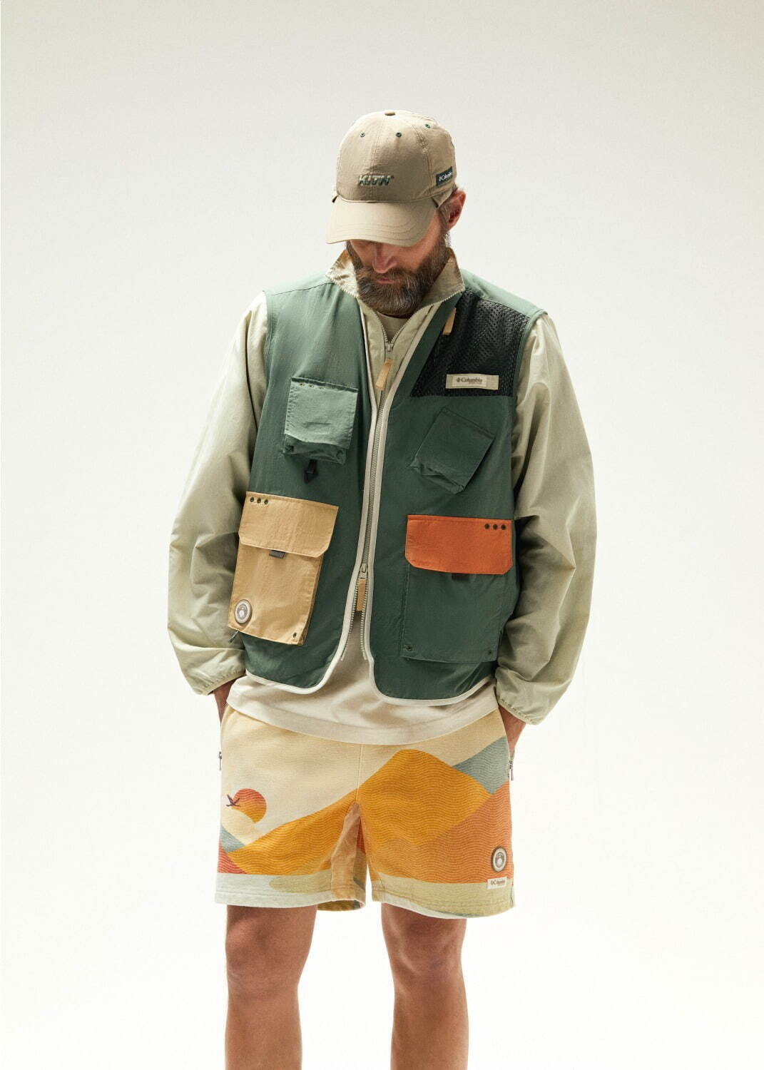 KITH×コロンビア PFG - メッシュ素材のベストや“夕暮れの湖”柄フリース、サンダルも｜写真50