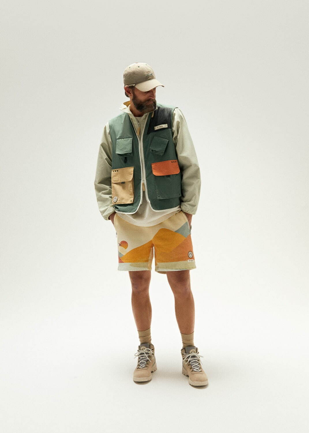 KITH×コロンビア PFG - メッシュ素材のベストや“夕暮れの湖”柄フリース、サンダルも｜写真49