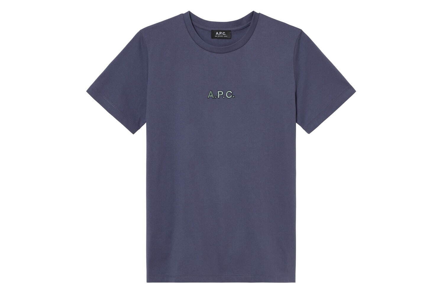 A.P.C.定番ロゴTシャツ、ペールブルーやチャコールグレーなど