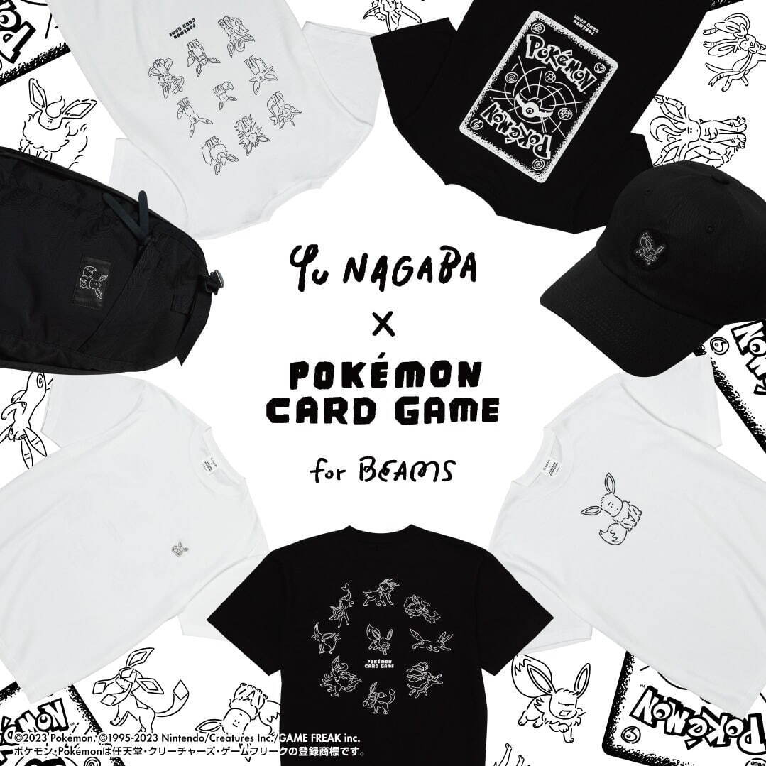 ポケモンカードゲーム×長場雄のビームス限定Tシャツ、“イーブイ”テーマ＆カードの裏面など描いて｜写真16