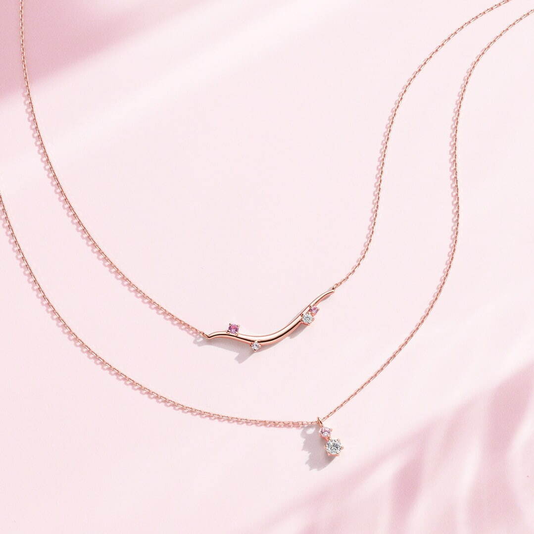 SV(PGc) Necklace set / Synthetic Ruby / CZ 19,800円