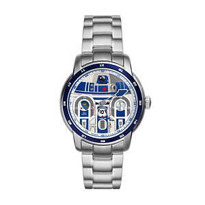 フォッシル×『スター・ウォーズ』のコラボ腕時計、R2-D2モチーフや“ライトセーバー秒針”モデル - ファッションプレス