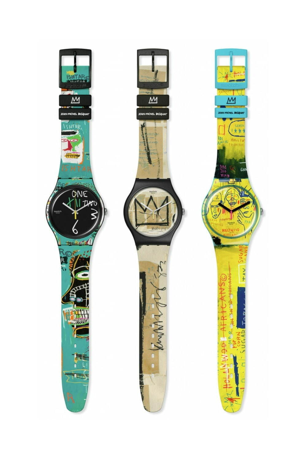 スウォッチ×ジャン・ミッシェル・バスキアのコラボ腕時計、80年代の