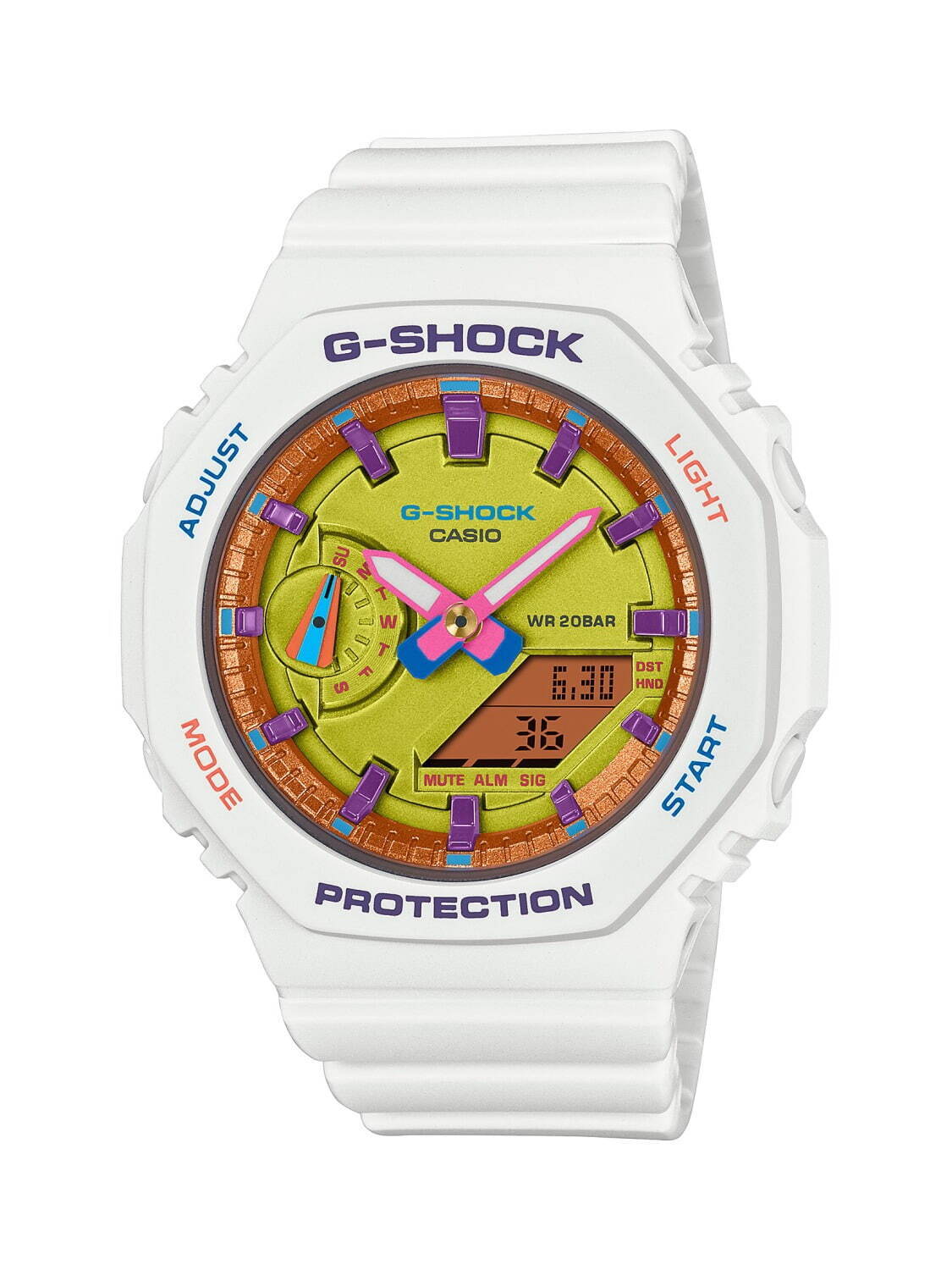 G-SHOCKの新作腕時計「GMA-S2100BS」ピンクやネオングリーンを 